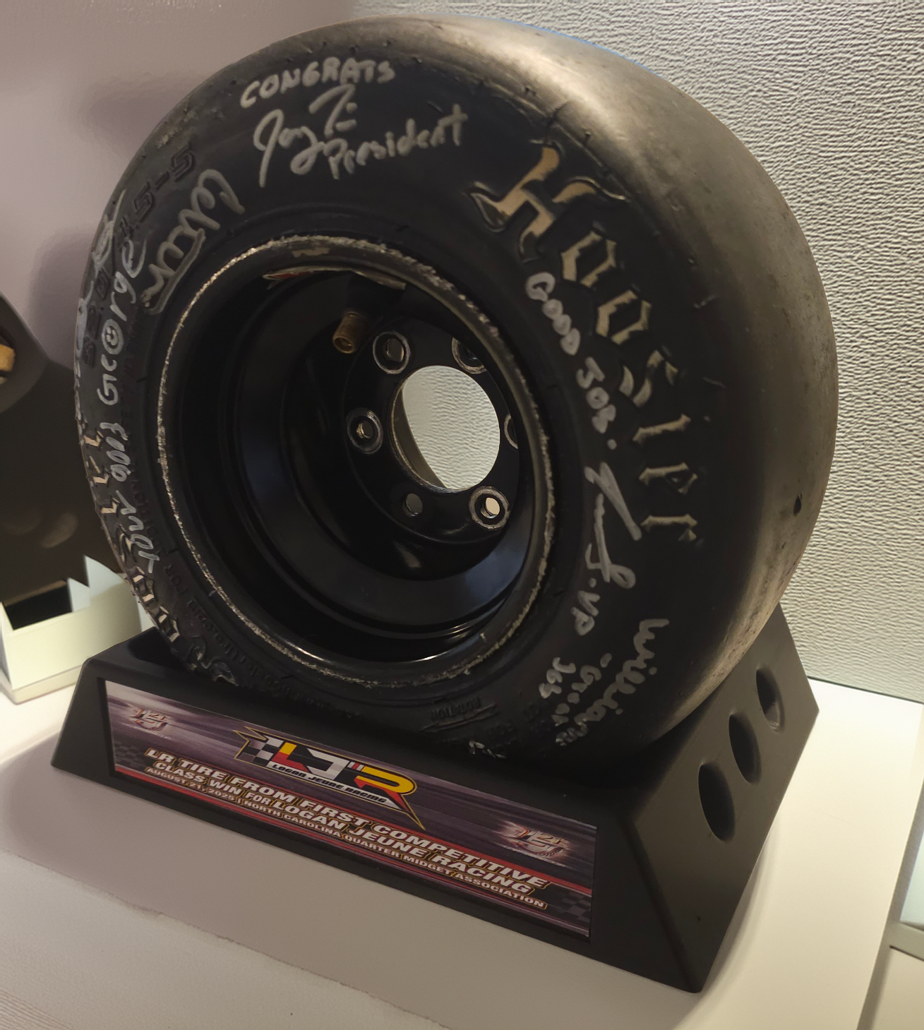 Quarter Midget Tire Display Stand