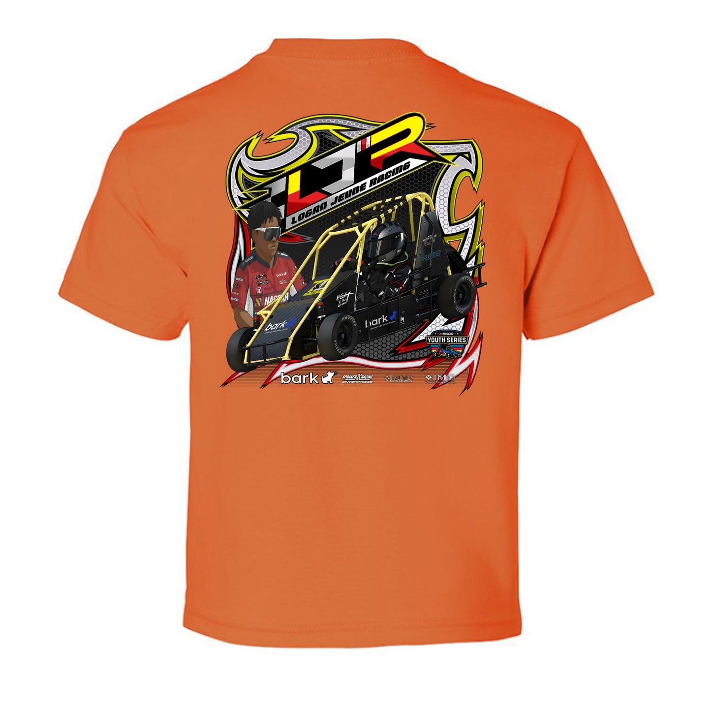 SAFETY ORANGE - BACK